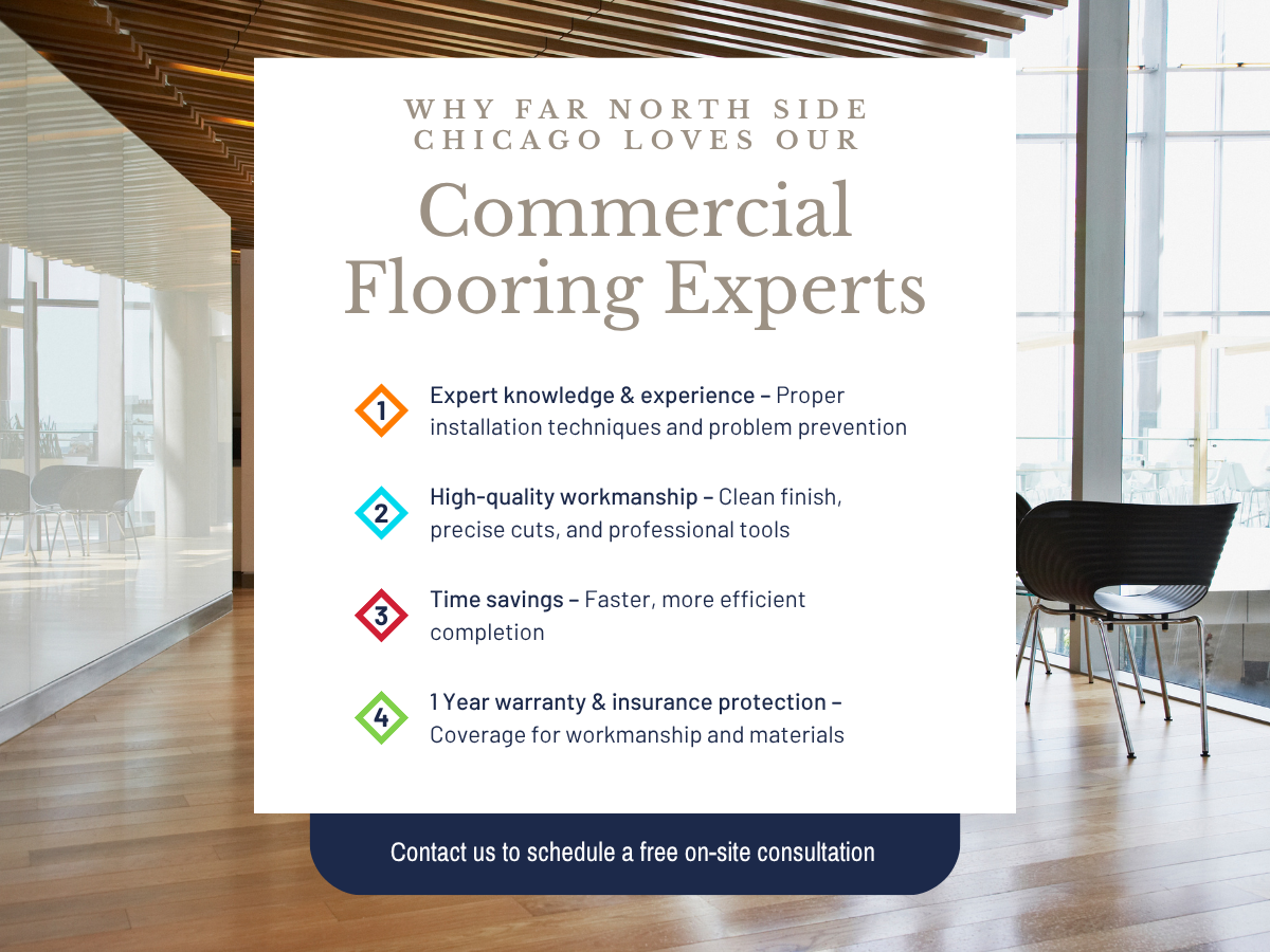 Why far north side Chicago loves our Commercial Flooring