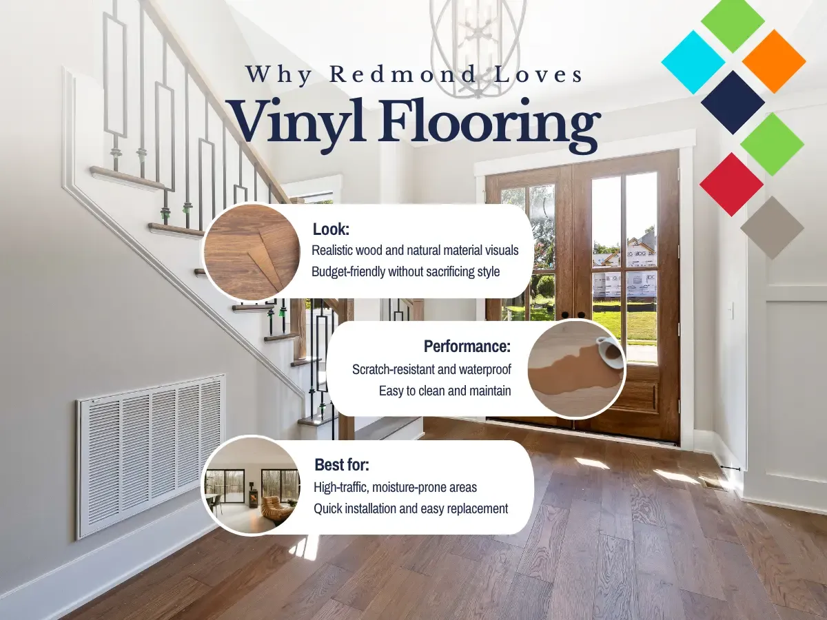 Why Redmond Loves Vinyl Flooring