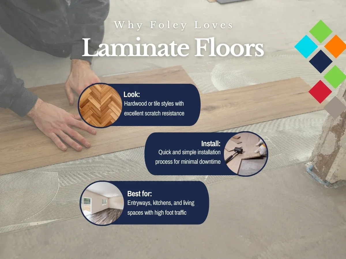 Why Foley Loves Laminate Floors