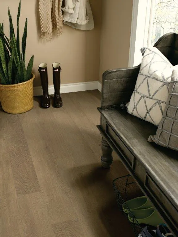 Nice floors in a mudroom area