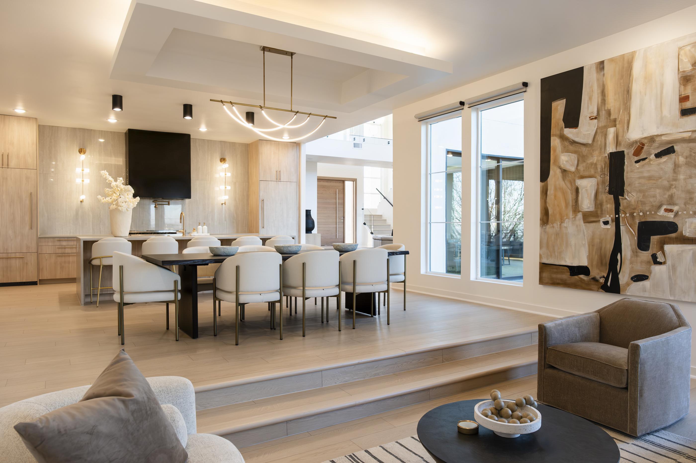 photo of living room and kitchen