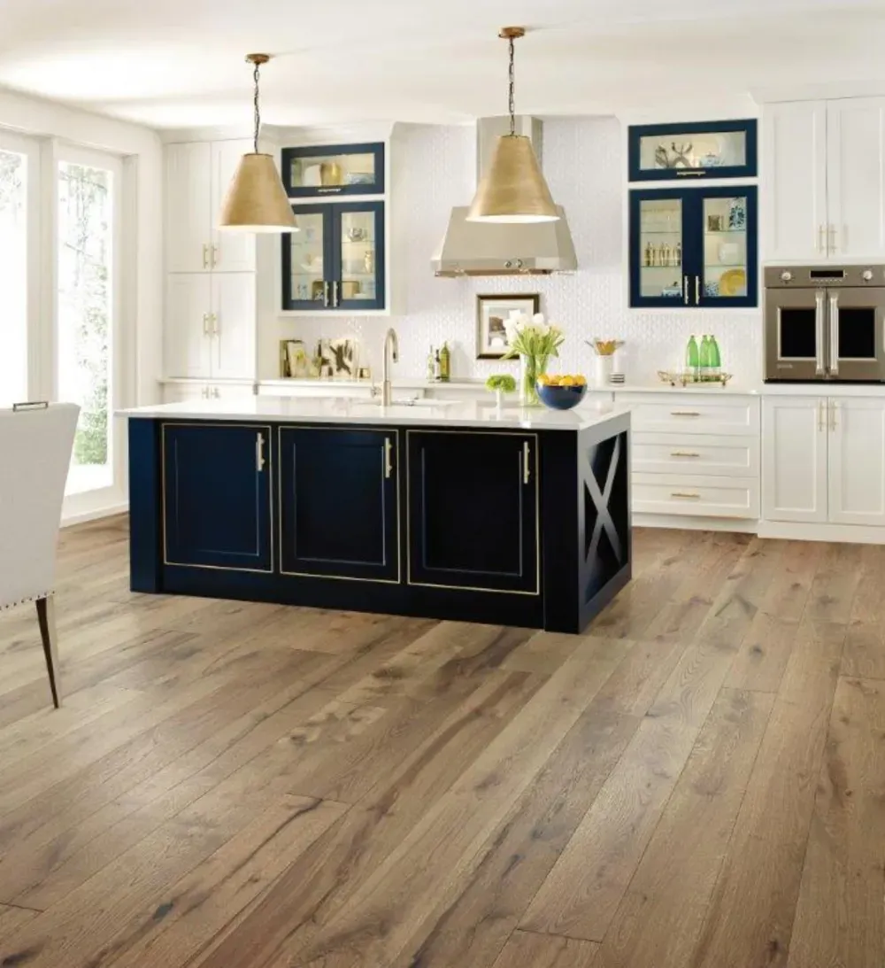 Kitchen with hardwood floors
